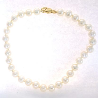 Bracelet perles or jaune, réf. 824